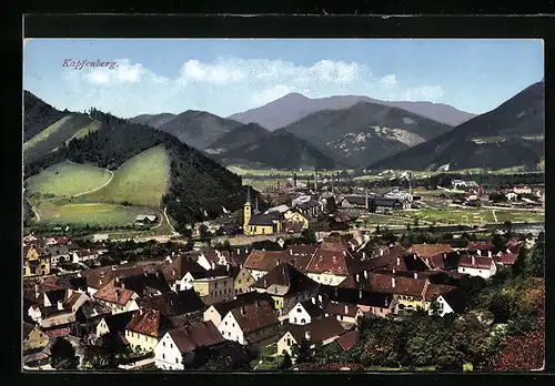 AK Kapfenberg, Blick über die Dächer der Stadt