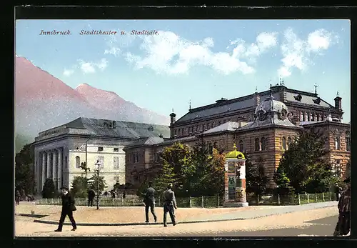 AK Innsbruck, Stadttheater und Stadtsäle