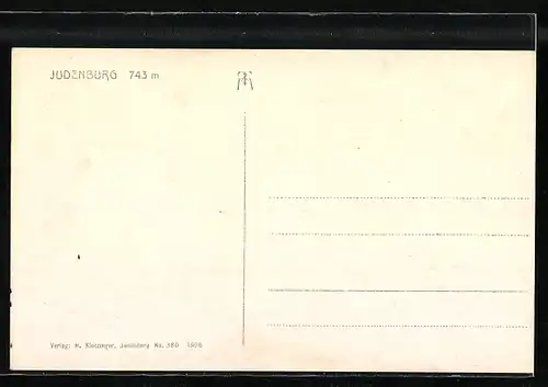 AK Judenburg, Ortsansicht im Schnee