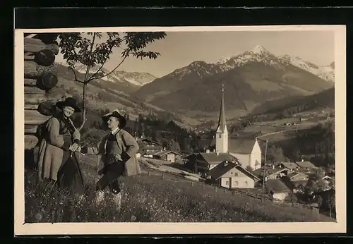 AK Alpbach bei Brixlegg, Blick auf Galtenberg