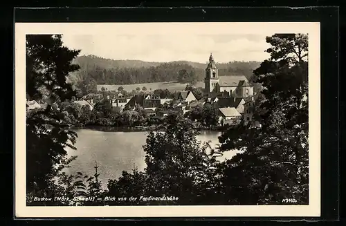 AK Buckow /Märk. Schweiz, Blick von der Ferdinandshöhe