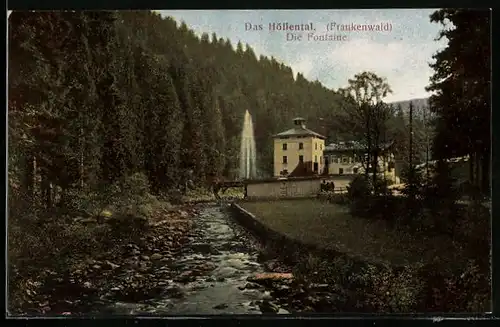 AK Höllental /Frankenwald, Die Fontaine