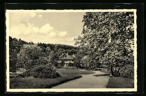 AK Bad Sobernheim /Nahe, Am Kurhaus Dhonau