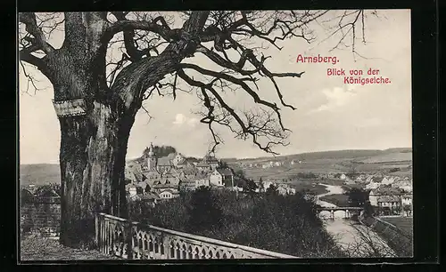 AK Arnsberg, Gesamtansicht, Blick von der Königseiche