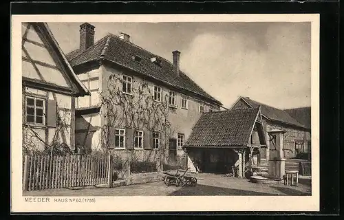 AK Meeder, Blick zum Haus Nr. 62