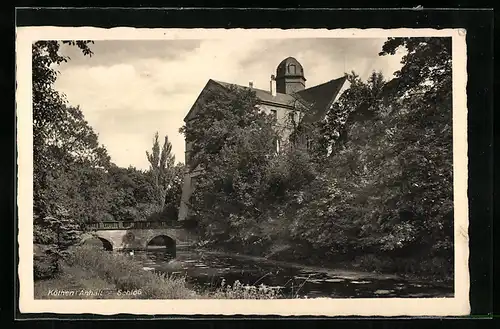 AK Köthen /Anhalt, Blick auf das Schloss