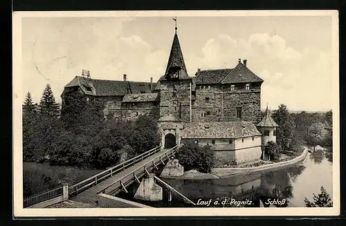 AK Lauf a. d. Pegnitz, Blick auf das Schloss