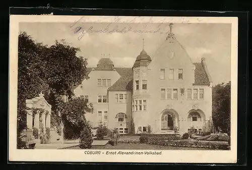 AK Coburg, Am Ernst Alexandrinen-Volksbad