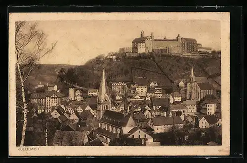 AK Kulmbach, Ortsansicht mit Burg