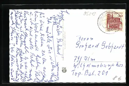 AK Münchberg im Fichtelgeb., In der Bahnhofstrasse, Stadtpark