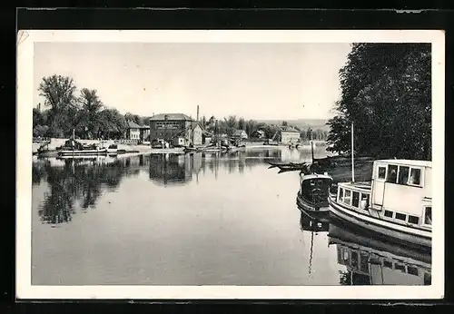 AK Schweinfurt, Dampfer auf dem Main