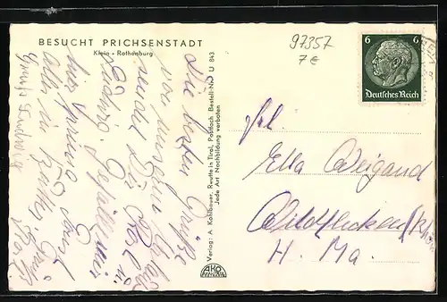 AK Prichsenstadt, altes Stadttor