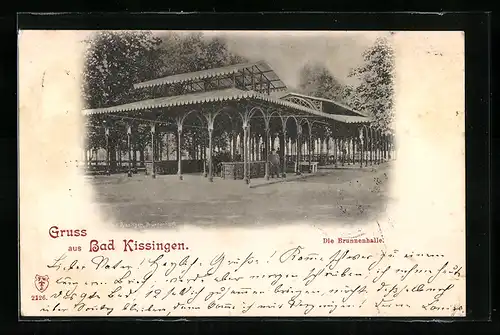 AK Bad Kissingen, Die Brunnenhalle
