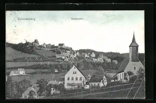 AK Osternohe, Schlossberg mit Kirche