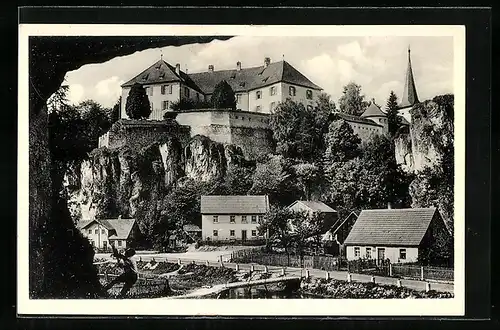 AK Hollfeld /Fränk. Schweiz, Kinderheim Schloss Freienfels