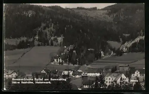 AK Spital am Semmering, Ortsansicht bei Tag