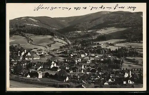 AK Spital am Semmering, Ortsansicht bei Sonnenschein