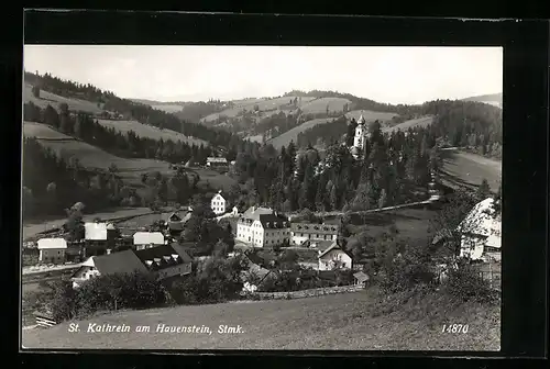 AK St. Kathrein am Hauenstein, Ortsansicht bei Tag