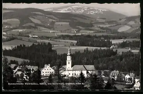 AK Wenigzell, Totalansicht mit Kirche