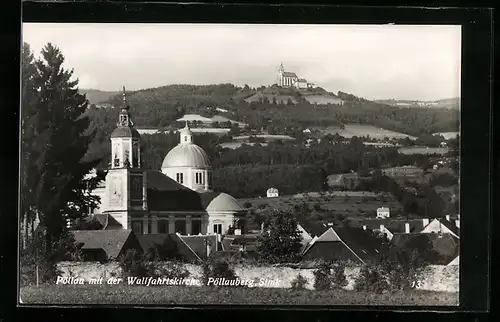 AK Pöllau, Wallfahrtskirche und Pöllauberg
