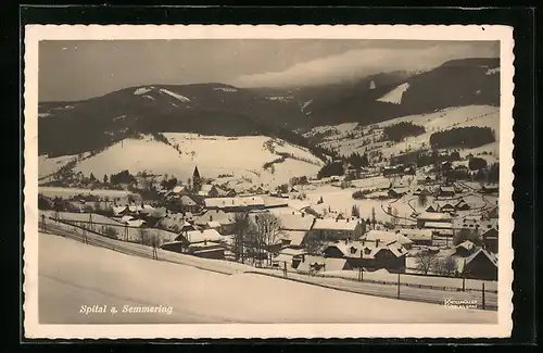 AK Spital a. Semmering, Totalansicht im Winter