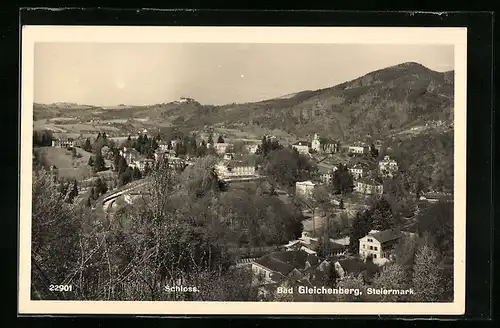 AK Bad Gleichenberg, Ortsansicht aus der Vogelschau