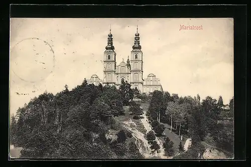 AK Graz, Blick zur Wallfahrtskirche Maria Trost
