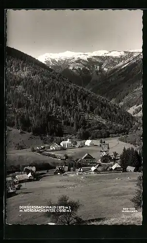 AK Donnersbachwald, Gesamtansicht mit Mörsbachspitze