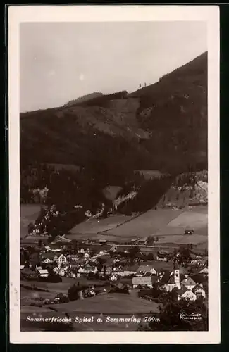 AK Spital /Semmering, Totalansicht mit Umgebung