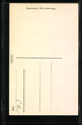 AK Graz, Geschäft v. Gottfried Maurer, Glockenspiel