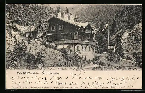 AK Semmering, Villa Waldhof Spital