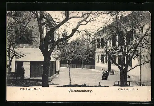 AK Gleichenberg, Villa Hötzl Nr. 2 u. 3