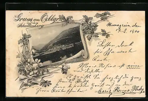 AK Oeblarn, Teilansicht mit dem Schattenberg