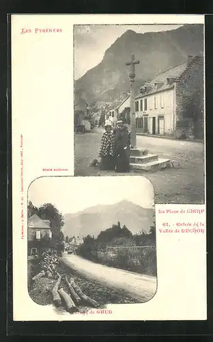 AK Gaud, L`Entree du Village, La Place de Cierp