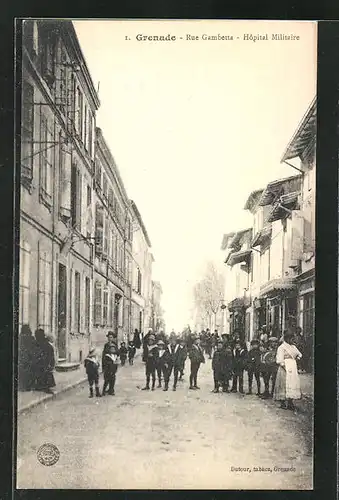 AK Grenade, Rue Gambetta, Hopital Militaire