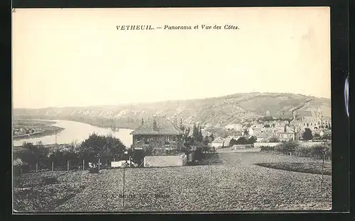 AK Vetheuil, Panorama et Vue des Cotes