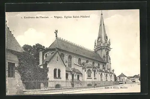 AK Vigny, Eglise Saint-Mèdard