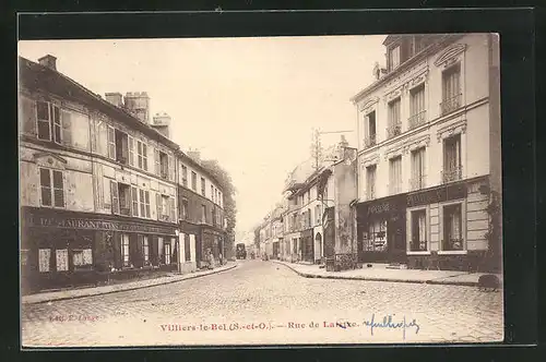 AK Villiers-le-Bel, Rue de Laistre, Strassenpartie