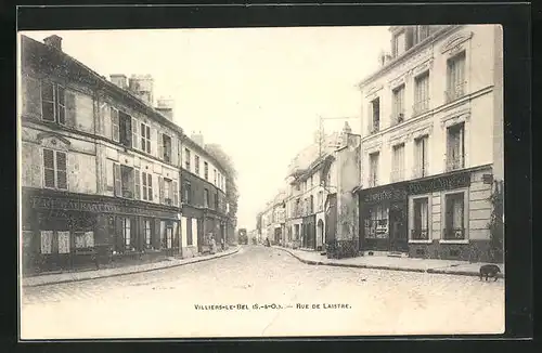 AK Villiers-le-Bel, Rue de Laistre, Strassenpartie