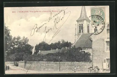 AK Vèmars, Vue prise du chemin de Moussy