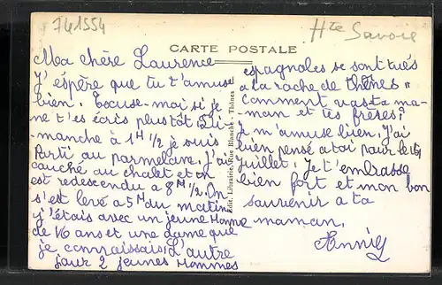 AK Thones, Rue Blanche