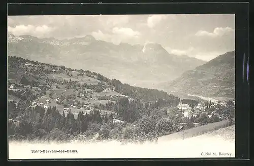 AK Saint-Gervais-les-Bains, Vue générale