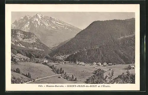 AK Saint-Jean-de-Sixt, Panorama et l`Étale