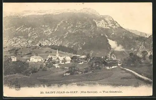 AK Saint-Jean-de-Sixt, Vue générale