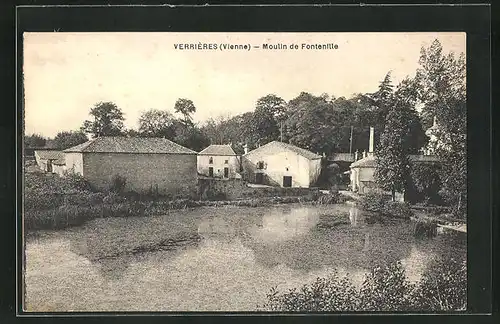 AK Verrières, Moulin de Fontenille