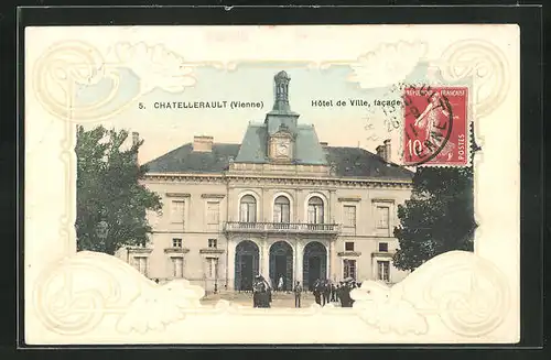 AK Chatellerault, Hotel de Ville, facade