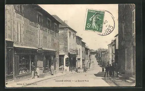 AK Couhé-Vérac, La Grand`Rue