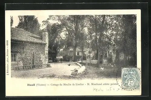 AK Iteuil, Cottage du Moulin de Liselier