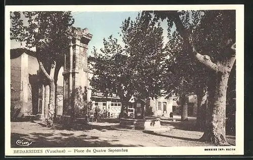 AK Bédarrides, Place du Quatre Septembre