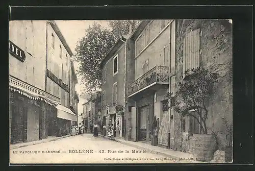 AK Bollène, Rue de la Mairie